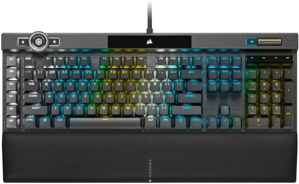 Best Mechanical Gaming Keyboard: Corsair K 100 RGB