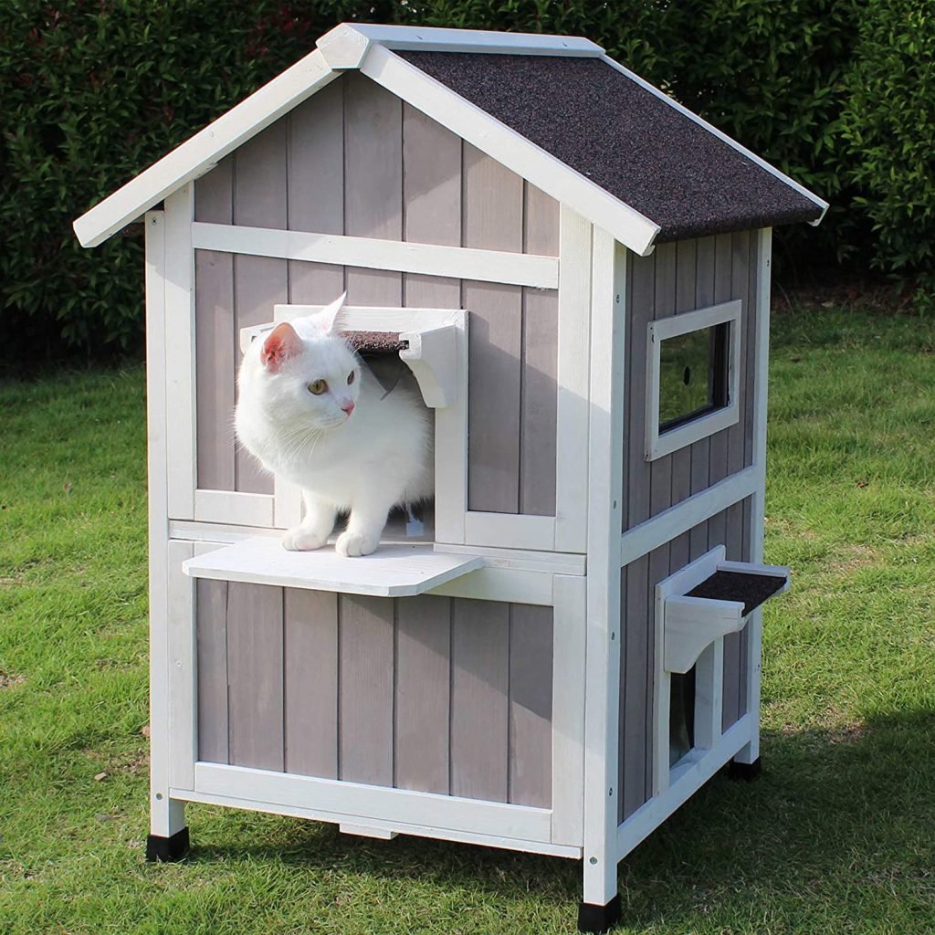 Rockever Outdoor Cat Shelter
