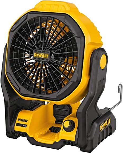 DEWALT Max Cordless Fan - The most adjustable option