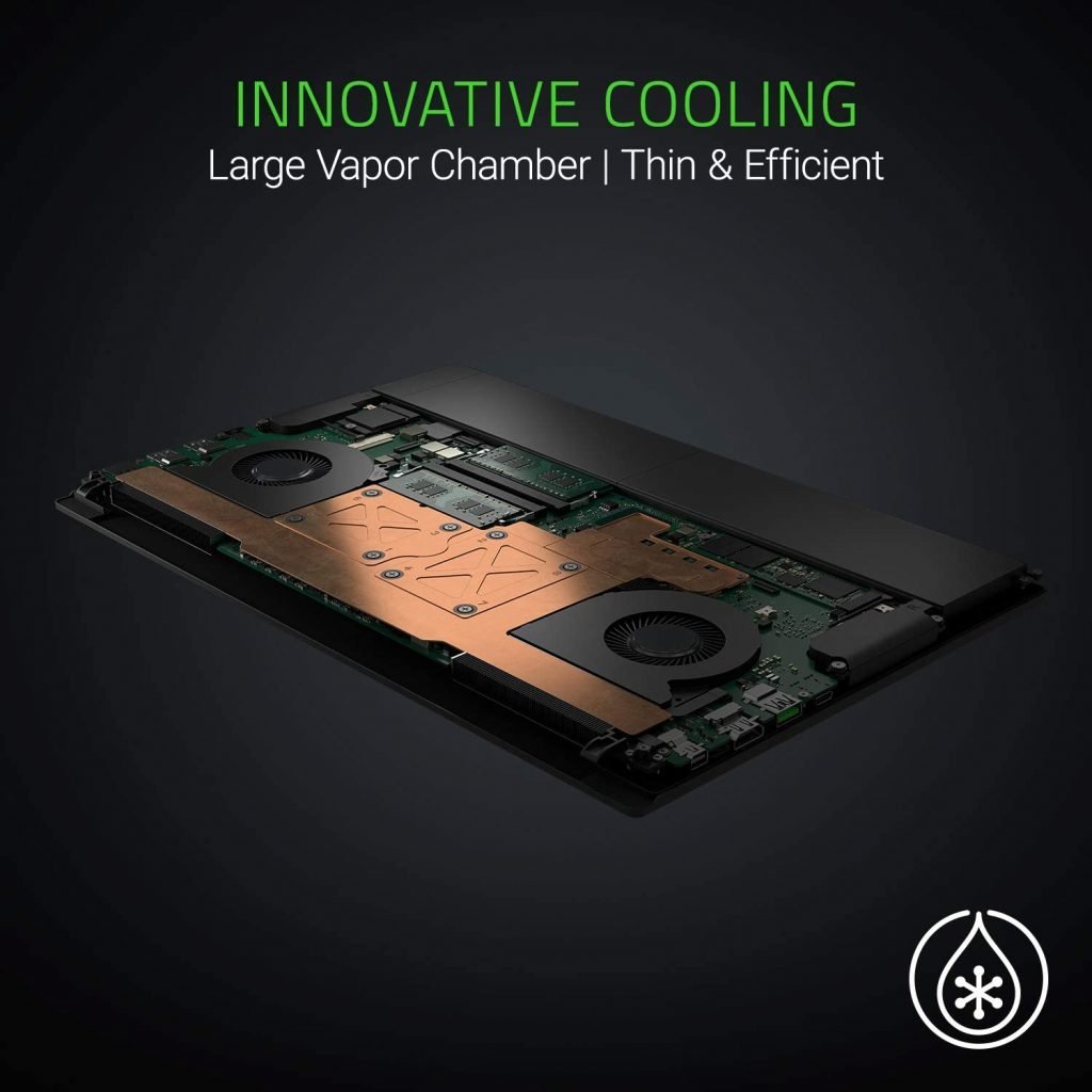 Heating and Cooling System of Razor Blade 15in laptop