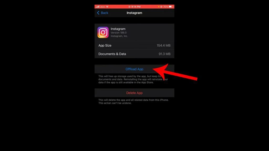 How to clear Instagram's cache on an iPhone