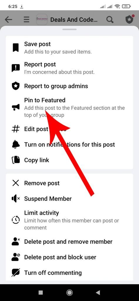  Pin A Post On Facebook Group